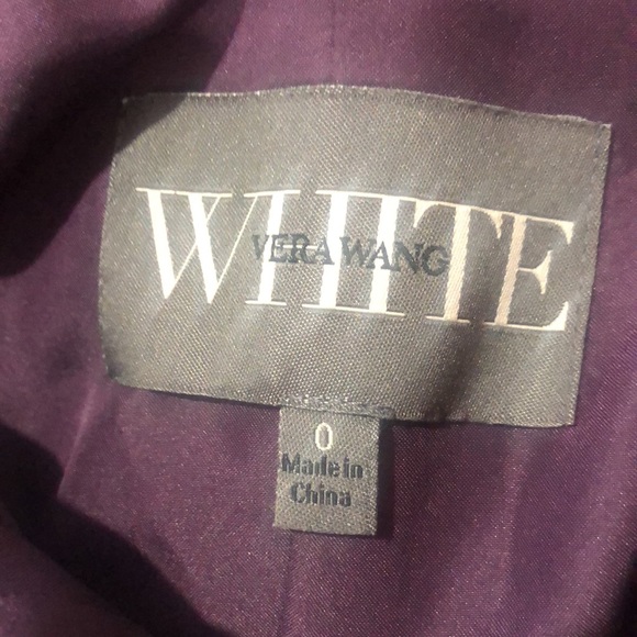Vera Wang. White collection. Plum in color used in great condition. - Picture 4 of 7